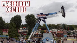 Maelstrom OffRide Footage Drayton Manor Intamin Frisbee  NonCopyright [upl. by Caz]