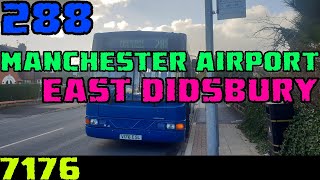 Route 288  Manchester Airport  East Didsbury  Via Hale  B10BLE [upl. by Moser251]