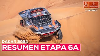 Sainz endosa 24 minutos a AlAttiyah y se pone líder  Resumen Etapa 6A Dakar 2024  SoyMotorcom [upl. by Aneeh201]