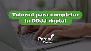 Tutorial Declaración Jurada Patrimonial [upl. by Ettelorahc]