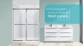 Wall Panels Installation Guide [upl. by Akinnej]