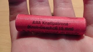 ABA PyroKnallpatrone aus 1992 15mm quotFull HDquot [upl. by Dwayne]