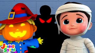 Monsters In The Dark Halloween Songs amp Spooky Cartoons for Babies by Junior Squad [upl. by Cody]