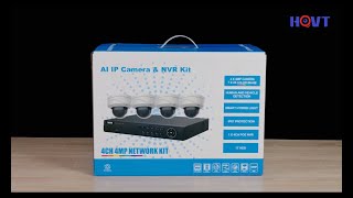 Unboxing of AI IP Camera amp NVR Kit [upl. by Esinal90]