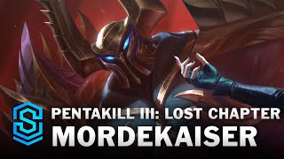 Pentakill III Lost Chapter Mordekaiser Skin Spotlight  League of Legends [upl. by Lainad424]