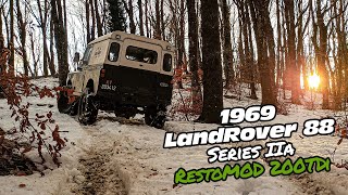 1969 LANDROVER 88 Series IIa  FlatOUT LOWGEAR restomod  4K [upl. by Greenlee]