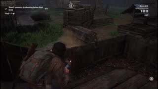 No Return  Assault WLF Logging Camp No Guns No Damage Tlou2 Remastered [upl. by Lacym]