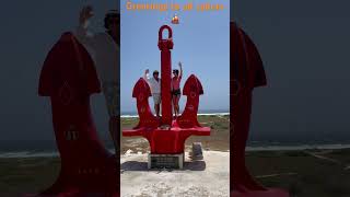 Aruba  we greet all sailers 🫶Memorial for all seaman Charles Brouns JR 19412004 [upl. by Naitsihc]