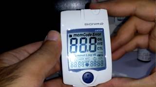 Bionime Blood Glucose Monitoring System GM300  Hindi [upl. by Yrgoerg454]