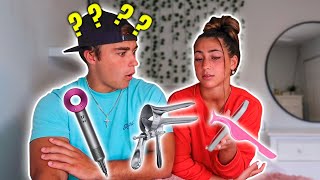 QUIZZING MY BOYFRIEND ON FEMALE PRODUCTS PART 2 [upl. by Herm]