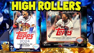 2024 TOPPS SERIES 1 HIGH ROLLER Mixers New Baseball Cards [upl. by Tychonn]