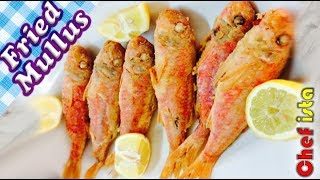 Fried Mullus fish Crunchy amp Deliciuos [upl. by Muhcan]