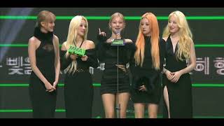 221126 GIDLE WON quotTOP10 AWARDquot BONSANG MELON MUSIC AWARDS 2022  MMA 2022 [upl. by Eoin281]