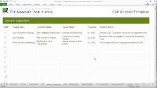 GAP Analysis Template Advanced [upl. by Trepur]