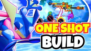 Greninja FULL DAMAGE Build is INSANE Pokemon Unite [upl. by Yesor]