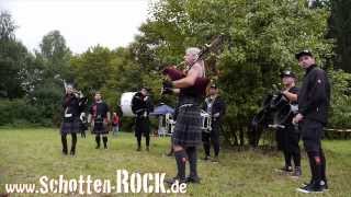 Schotten Rock 14092013 Dudelsack Musikzug Schottische Musik Highland Games [upl. by Yelhak562]