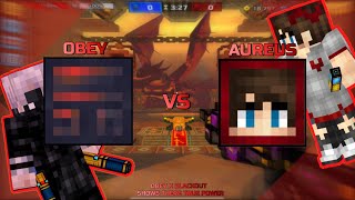 Obey VS Aureus Gods PixelGun3D [upl. by Fortunna]