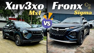 fronx base model vs 3xo base model Mx1 mahindra xuv3xo base model 2024  fronx sigma  fronx [upl. by Siegel]