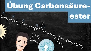 Übung schwer Carbonsäureester benennen 4k 60 Fps [upl. by Kaspar]