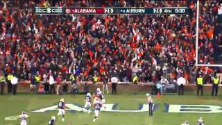 Alabama Missed Field Goal Returned for Auburn Game Winning Touchdown [upl. by Navar70]