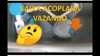 Como Resolver Vazamento no Vaso Sanitário com Caixa Acoplada [upl. by Aileduab]