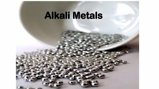 Characteristics of alkali metals [upl. by Elleon]