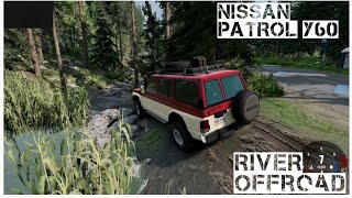 Nissan Patrol Y60 River Offroad  Nissan Patrol Y60 Extreme Offroad  Nissan Patrol Y60 Game [upl. by Heng]