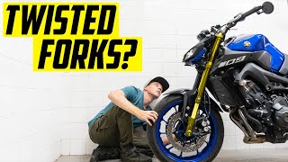 STOP Check Your Motorcycles Fork Alignment [upl. by Atiner]