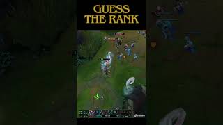 GUESS THE RANK 🩷 WRITE IN COMMENT 👇epicmoments leagueoflegends lol gaming highlights [upl. by Collayer]