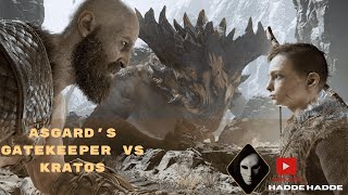 Kratos Faces Zeus amp Destroys Gatekeeper A Brutal Fight for Atreus [upl. by Assenab]