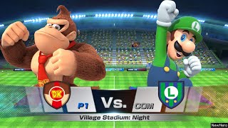 Mario Sports Superstars  Donkey KongMario Vs LuigiDaisy [upl. by Constantin]