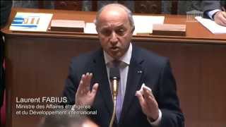 Conférence Climat 2015  réponse de Laurent Fabius à lAssemblée nationale 14052014 [upl. by Cowles]