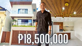 House Tour 226  Multilevel Modern Contemporary Home for sale in Greenwoods Exec Pasig City [upl. by Pollak]