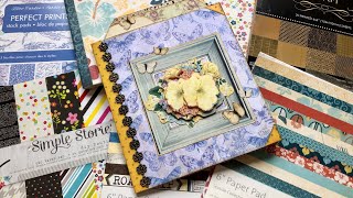 Use Up Your 6x6 Paper Pad  Mini Album Tutorial [upl. by Ynnahc]