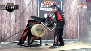 2015 STIHL Timbersports Hot Saw Australian Record [upl. by Costa]