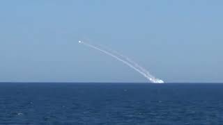 Submarine launched a salvo of Kalibr [upl. by Molohs]