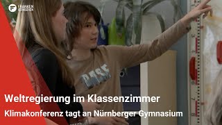 Weltregierung im Klassenzimmer Klimakonferenz tagt an Nürnberger Gymnasium [upl. by Libbna]