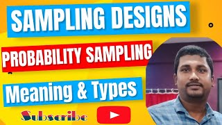 Probability Sampling Techniques Meaning  Types [upl. by Ax]