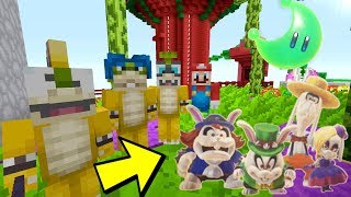 Minecraft Switch  Super Mario Series  BROODALS VS KOOPALINGS BATTLE FIGHT 339 [upl. by Ahtnama213]