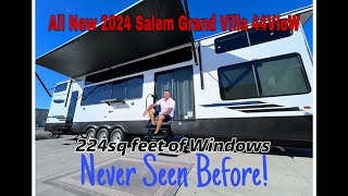 2024 Salem Grand Villa 44VIEW Brand New Release Triple Axle [upl. by Neerom]