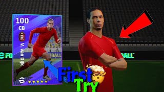 Trick To Get 100 Rated V Van Dijk From English League Selection Pack  eFootball 2024 Mobile 🤯 [upl. by Tapes751]