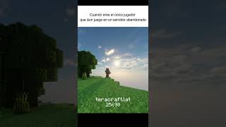 ¡Cuando eres el único jugador que aún juega en un servidor abandonado minecraft [upl. by Marino]