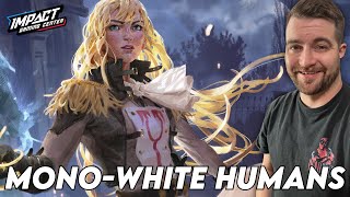 MonoWhite Humans in ExplorerPioneer  MTG Arena Playing w Alex [upl. by Elinet]