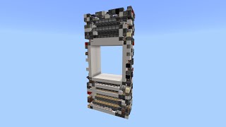 10x10 Piston Door for Minecraft Bedrock2520Blocks [upl. by Pheni]