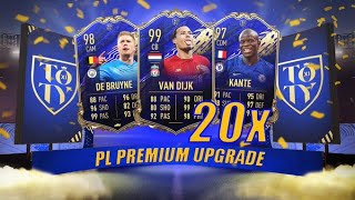 OPENING 22 PREMIER LEAGUE UPGRADE SBC PACKS  FIFA 20 ULTIMATE TEAM [upl. by Pellikka]