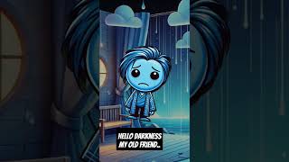 Hello Darkness my old friend 💀💀👺troll sad edits animatedmovies disney trollsholiday 😈 [upl. by Follansbee]