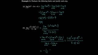 Calculus 23 Calculating Limits Using the Limit Laws [upl. by Engleman]