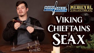 Viking Chieftain Seax Dagger by Cold Steel  Medieval Collectibles [upl. by Rebmit160]