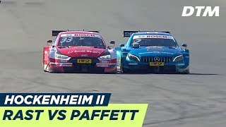 René Rasts Epic Battle for Place 1 vs Gary Paffett  DTM Hockenheim Final 2018 [upl. by Astred]