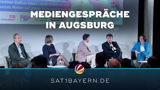 Mediengespräche in Augsburg Social Media und Lokaljournalismus [upl. by Rafael]